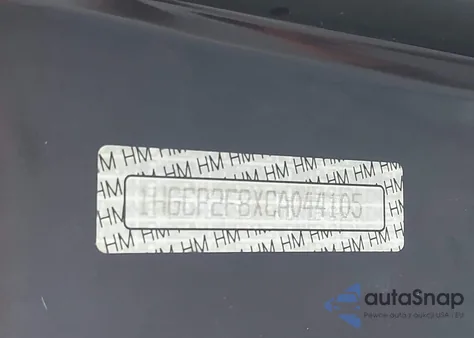 2012 Honda Accord 2.4 Ex-L из США, поврежденный, VIN 1HGCP2F8XCA044105